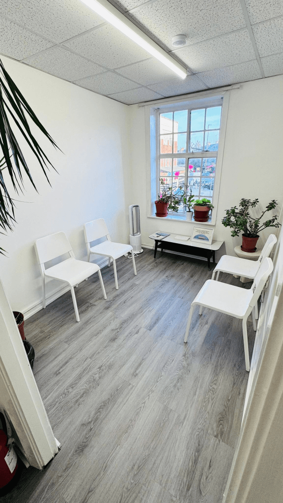 The Tooth Sanctuary waiting area